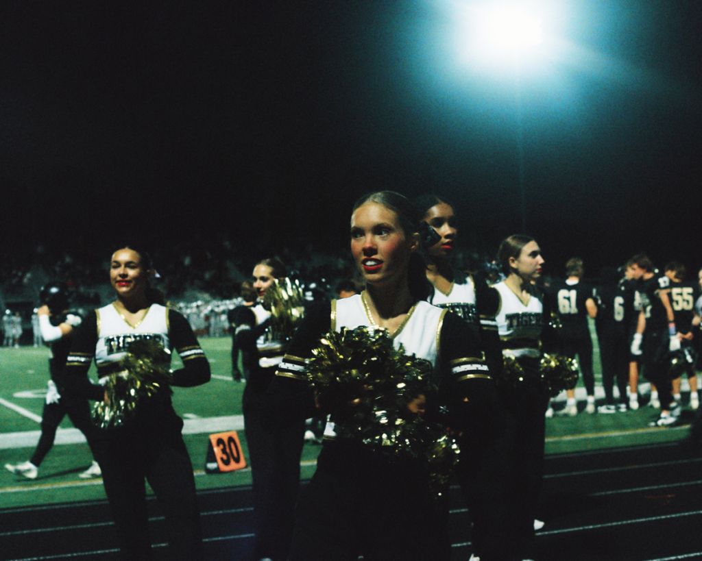 Groupe de cheerleaders aux États-Unis