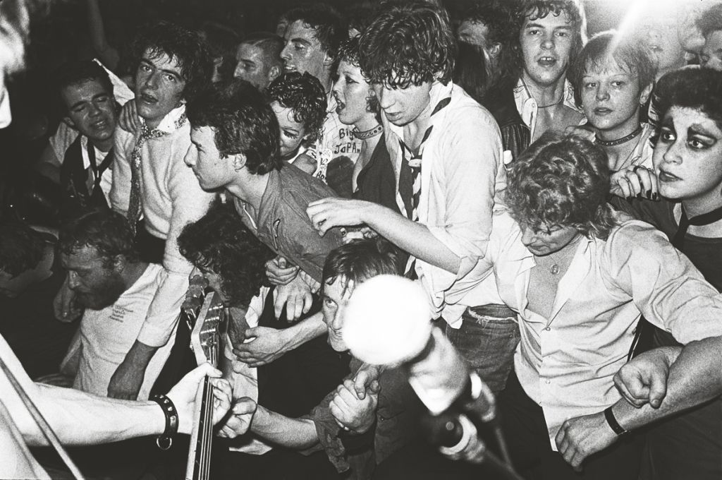 Foule en délire, Coventry, Royaume-Uni, 1977