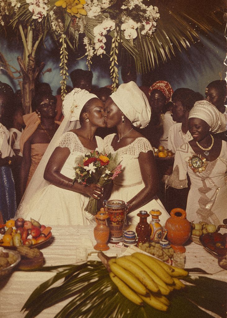 Mariage de deux femmes