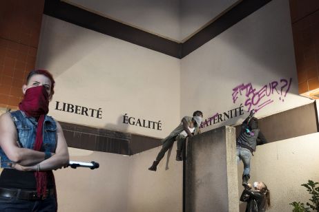 L'exposition Benzine Cyprine victime de vandalisme