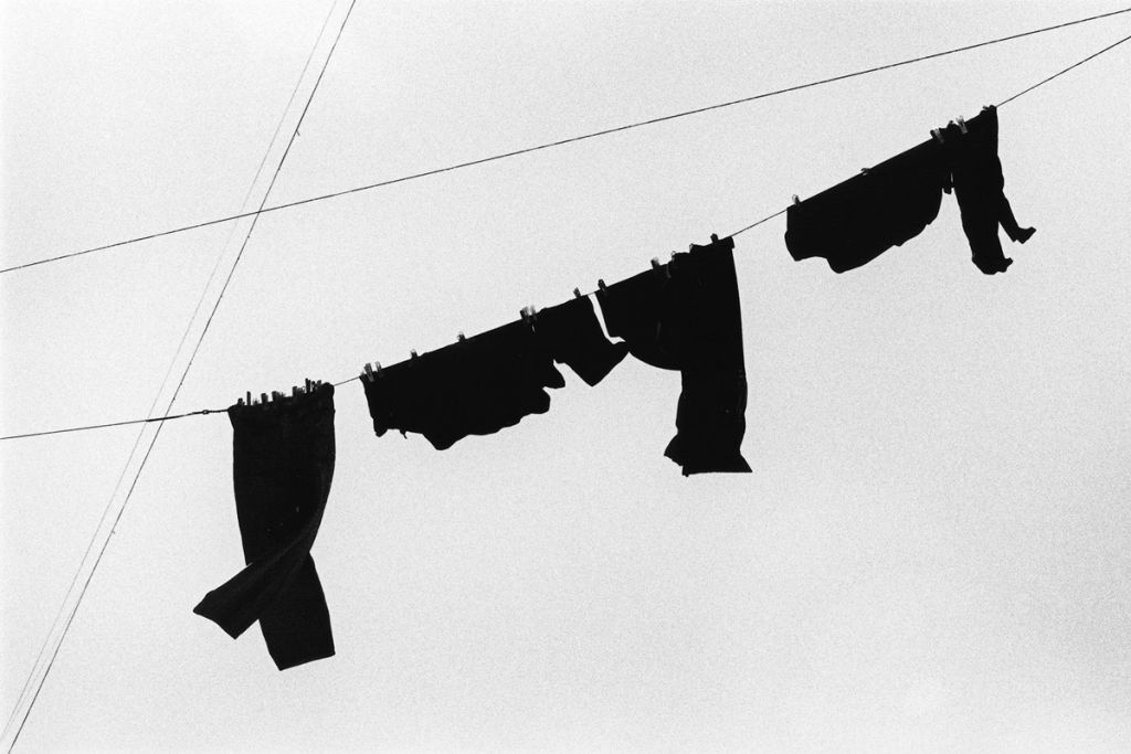 Une corde de linge