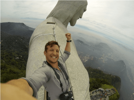 Le selfie qui donne le vertige