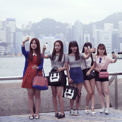 The Selfie Promenade, egotrip sur la baie d'Honk Hong