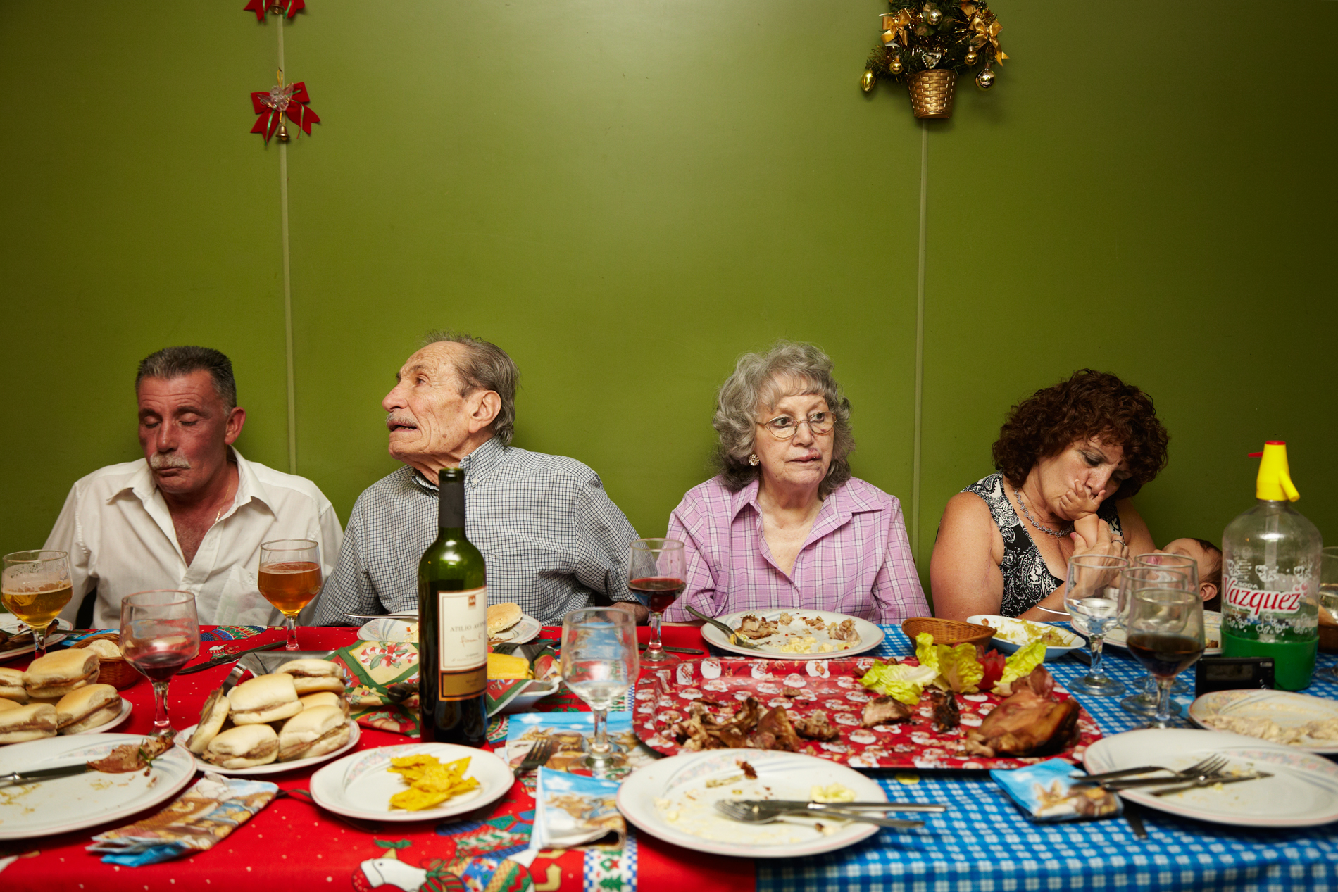 At the table with the Flowers Family