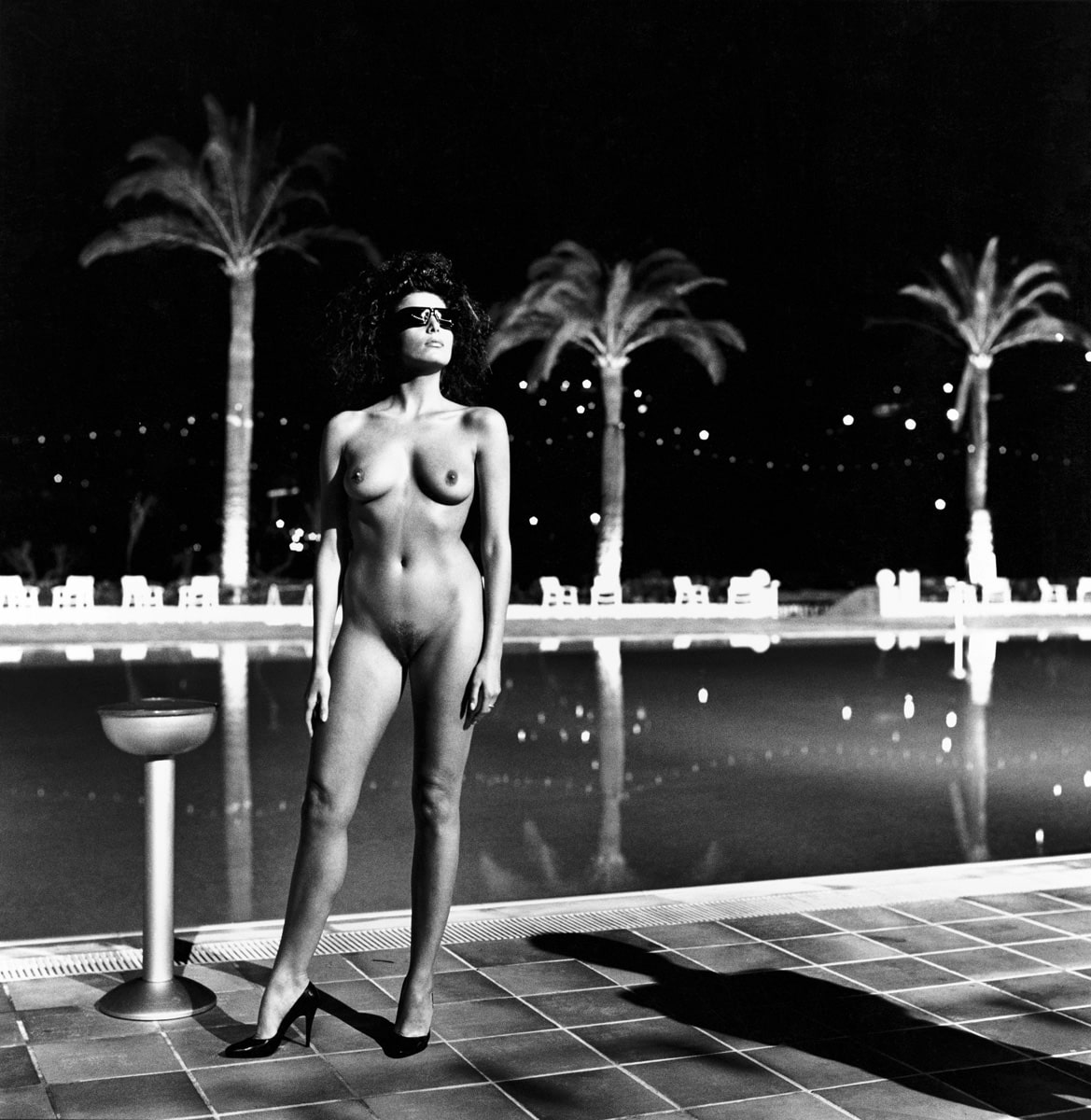 Helmut Newton sur son rocher